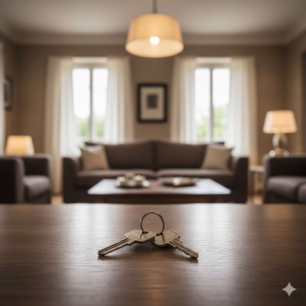 Salón luminoso tras contratar un seguro de impago de alquiler para mayor tranquilidad