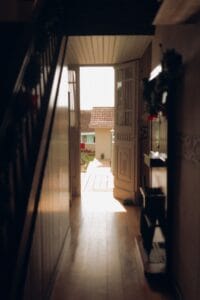 vivienda que ha sufrido un corte de luz por averia