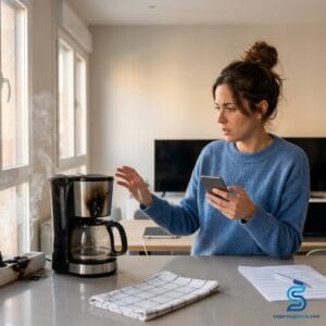 Cocina comenzando los daños eléctricos seguro de hogar